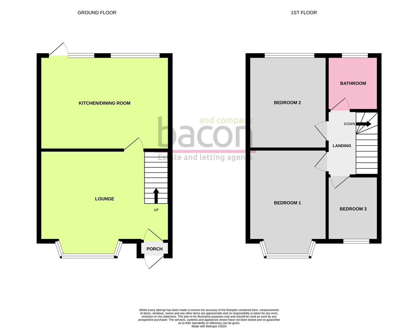Floor Plan | House - Mid Terrace | Clarendon Road, Worthing | For Sale